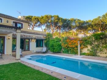New Golden Mile beachfront villa with garden