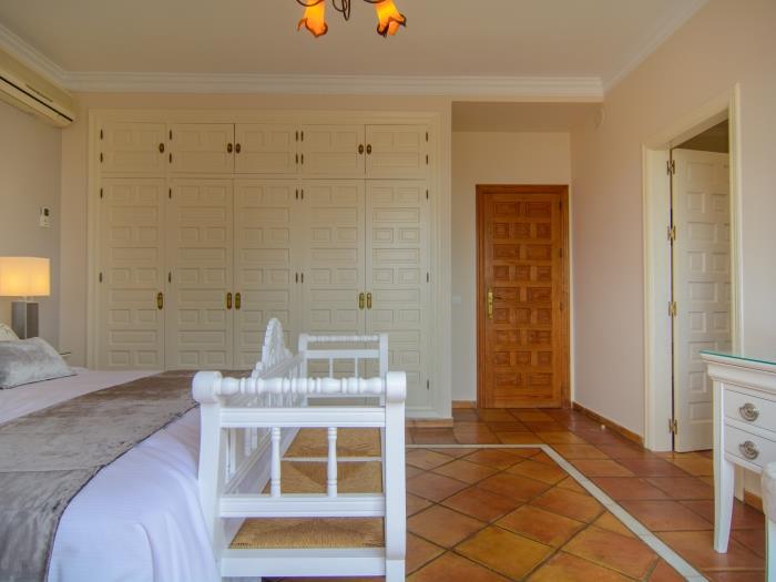 Spacious wardrobes, exit to terrace from bedroom