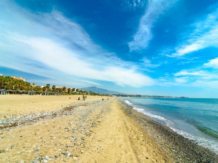 Playa El Saladillo at 500 m from the apartment