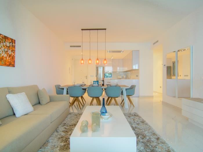 Modern design living room with dining and sitting