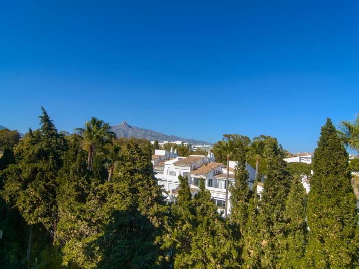 Mediterranean vegetation and mountain views from spacious terrace